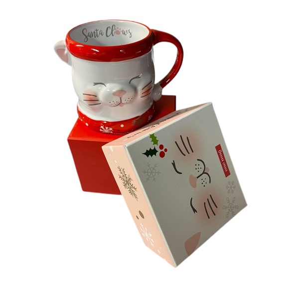 Rosanna Other - Rosanna Santaland “Santa Claws” Cat Mug in Gift Box
